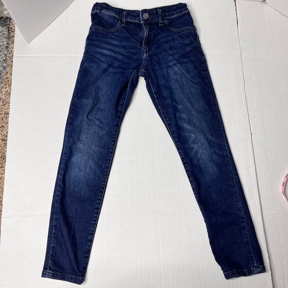 POLO Ralph Lauren Girls Size 12-14 Skinny Jeans Dark Blue Jean pants - Picture 2 of 12
